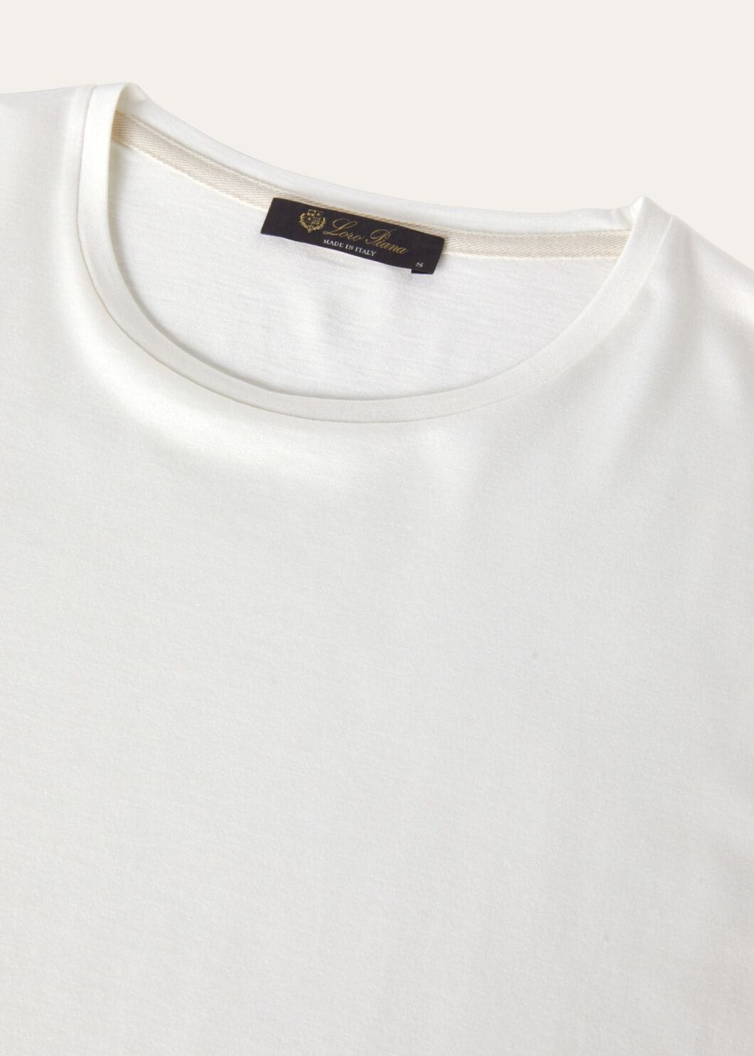 LOROPIANA ショートスリーブジャージTシャツ FAF6128 516Z レボ・Tシャツ シルク / コットン シーオーク | ロロ・ピアーナ JP