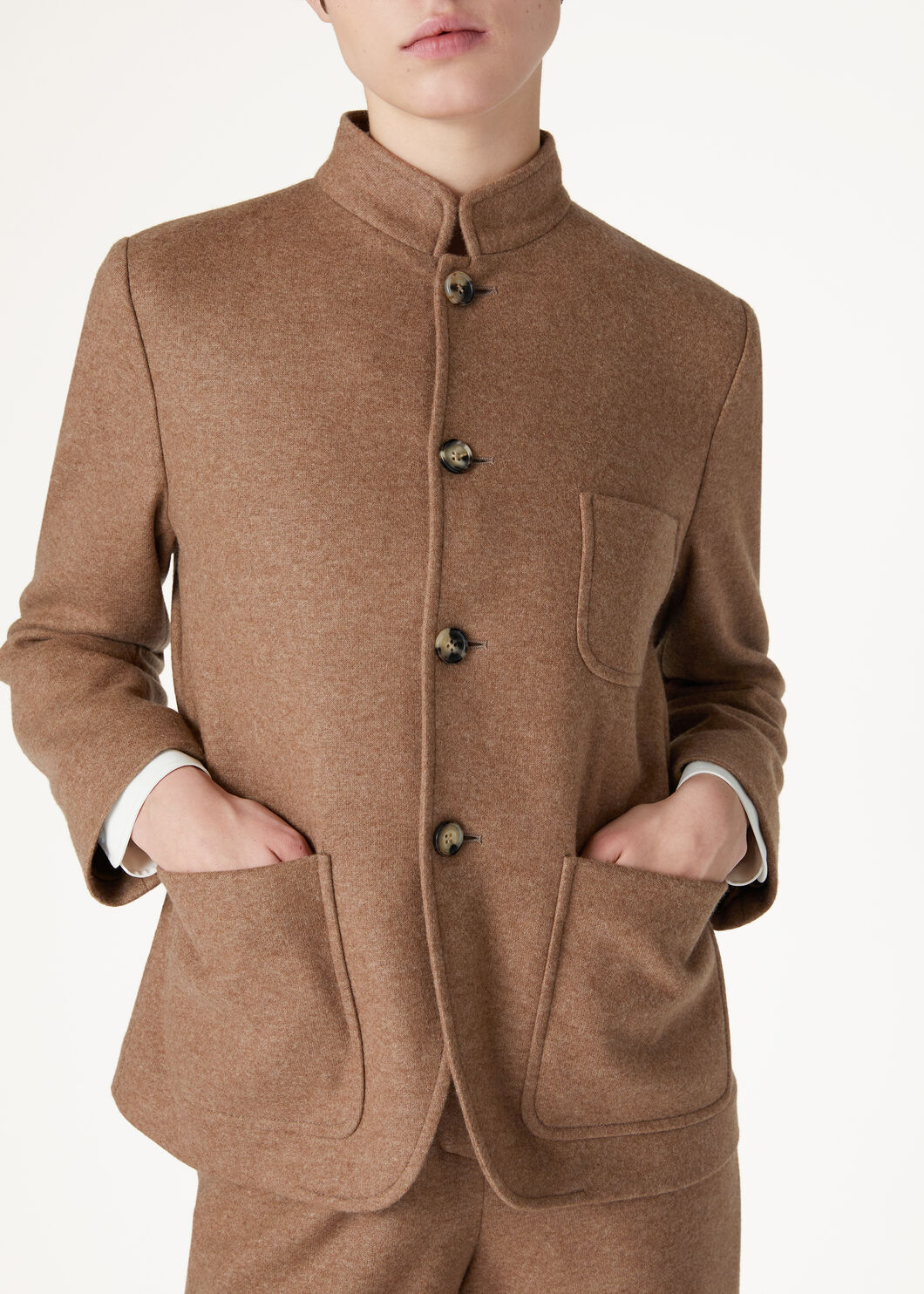 【関税込/国内発】υ Loro Piana ミディ丈 コート ギフト包装可 Mini Spagna 女士夹克-Loro Piana诺悠翩雅中国官网